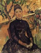 Paul Cezanne Madame Cezanne oil painting artist